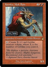 Krenko, Mob Boss (Retro Frame) (Serial Numbered), Ravnica Remastered