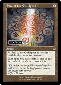 Seal of the Guildpact (Retro Frame) (Serial Numbered), Ravnica Remastered