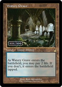 Watery Grave (Retro Frame) (Serial Numbered), Ravnica Remastered