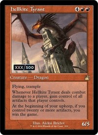 Hellkite Tyrant (Retro Frame) (Serial Numbered), Ravnica Remastered