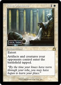 Blind Obedience (Retro Frame) (Serial Numbered), Ravnica Remastered