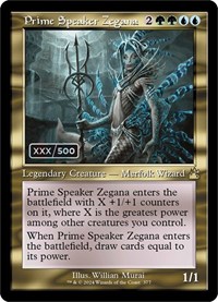 Prime Speaker Zegana (Retro Frame) (Serial Numbered), Ravnica Remastered