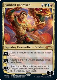 Sarkhan Unbroken (Year of the Dragon 2024), Standard Showdown Promos