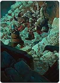 Gimli's Reckless Might Art Card, Art Series: Universes Beyond: The Lord of the Rings: Tales of Middle-earth