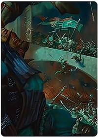 Rohirrim Chargers Art Card, Art Series: Universes Beyond: The Lord of the Rings: Tales of Middle-earth