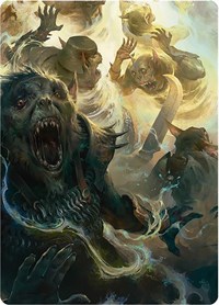 Galadriel's Dismissal Art Card, Art Series: Universes Beyond: The Lord of the Rings: Tales of Middle-earth