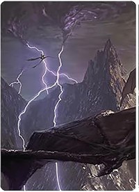 Call Forth the Tempest Art Card, Art Series: Universes Beyond: The Lord of the Rings: Tales of Middle-earth