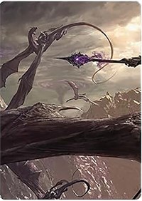 Nazgul Battle-Mace Art Card, Art Series: Universes Beyond: The Lord of the Rings: Tales of Middle-earth