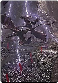 Mordor on the March Art Card, Art Series: Universes Beyond: The Lord of the Rings: Tales of Middle-earth