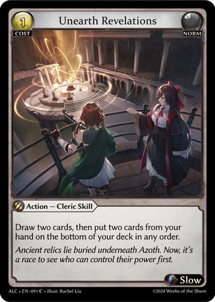 Unearth Revelations, Standard, front