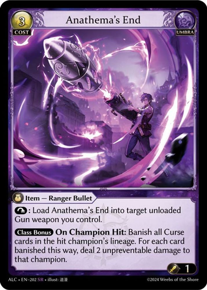 Anathema's End, Standard, front