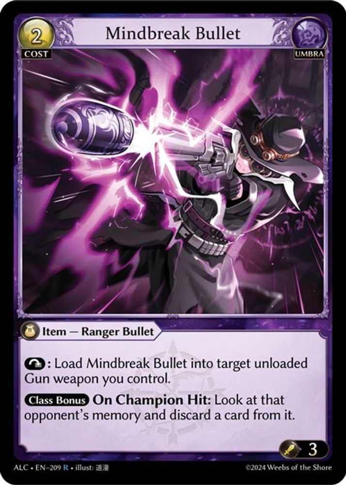 Mindbreak Bullet, Standard, front