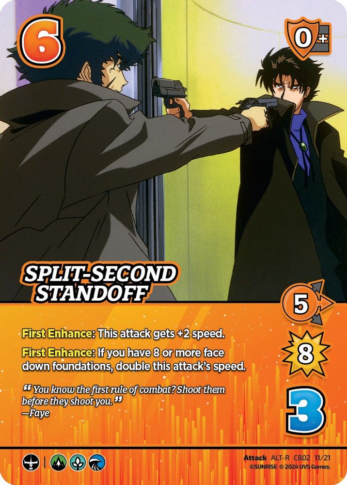 Split-Second Standoff (Alternate Art), Foil, front