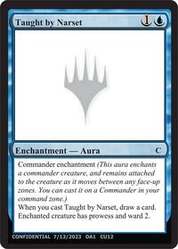 Taught by Narset, Un-Known Event Playtest Cards
