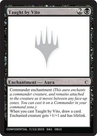 Taught by Vito, Un-Known Event Playtest Cards