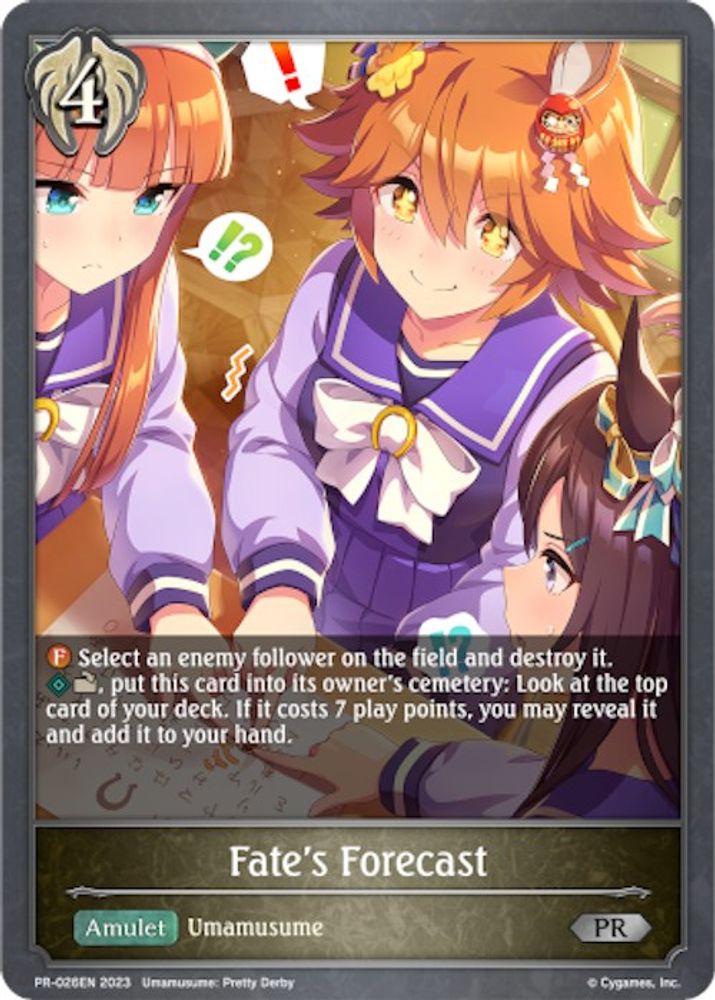 Fate's Forecast, Standard, front