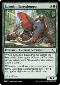 Loxodon Eavesdropper, Murders at Karlov Manor