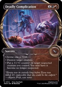 Deadly Complication (Showcase), Murders at Karlov Manor