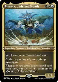 Morska, Undersea Sleuth (Display Commander) - Thick Stock, Commander: Murders at Karlov Manor
