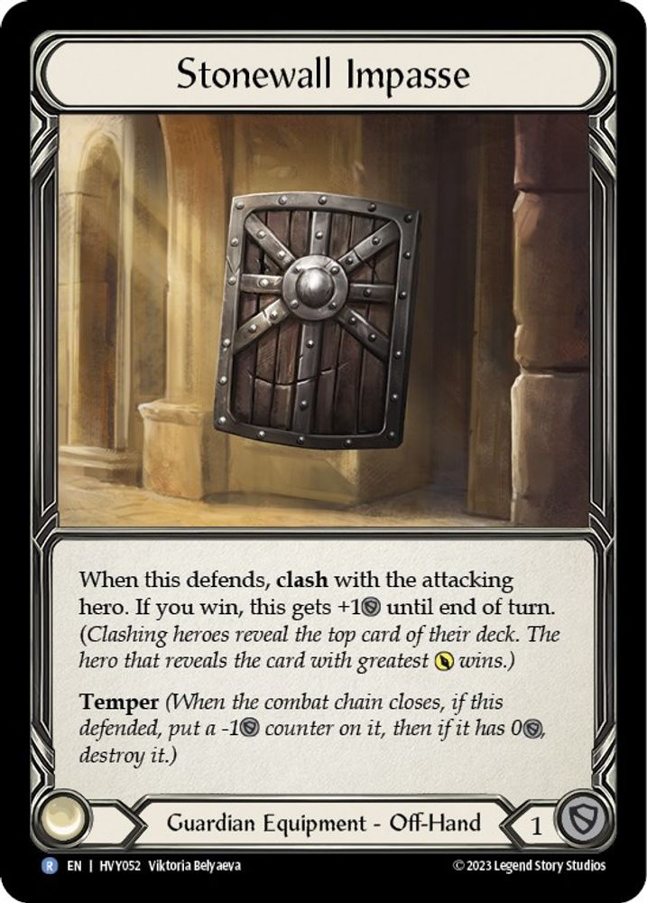 Stonewall Impasse, Standard, front