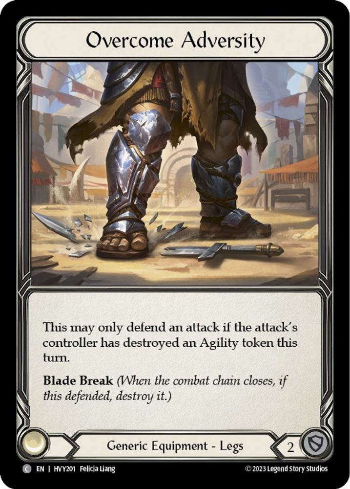 Overcome Adversity, Standard, front