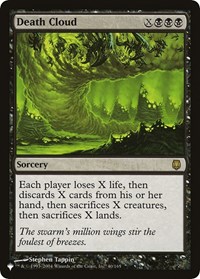 Death Cloud, The List Reprints