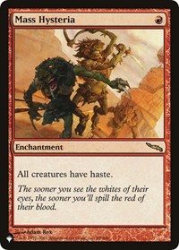 Mass Hysteria, The List Reprints