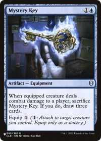 Mystery Key, The List Reprints
