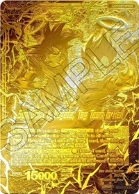 Son Goku // Son Goku & Vegeta, Tag Team in Hell (2023 Championship Finals) (Gold Metal Foil)
