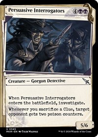 Persuasive Interrogators (Showcase), Murders at Karlov Manor