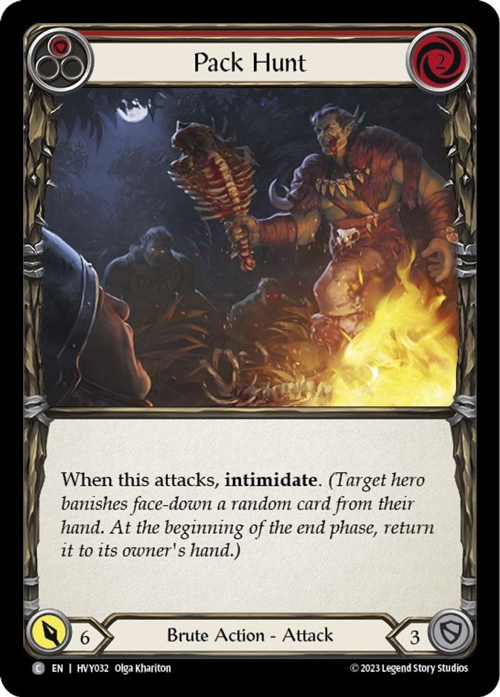 Pack Hunt (Red), Standard, front