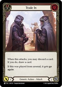 trade in red
