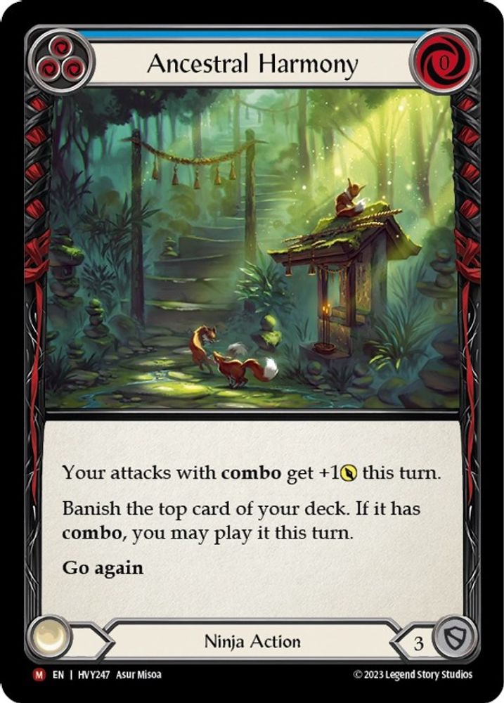 Ancestral Harmony, Standard, front