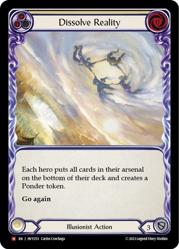 Dissolve Reality, Standard, front