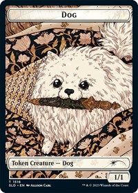 Dog // Cat Double-Sided Token, Secret Lair Drop Series