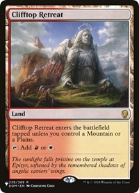 Clifftop Retreat, The List Reprints