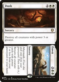 Dusk // Dawn, The List Reprints