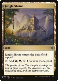 Jungle Shrine (E02), The List Reprints