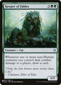 Keeper of Fables, The List Reprints