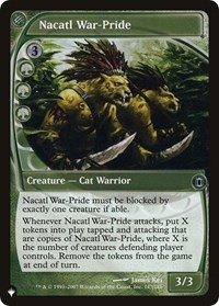 Nacatl War-Pride, The List Reprints