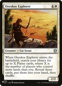 Oreskos Explorer, The List Reprints