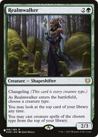 Realmwalker, The List Reprints