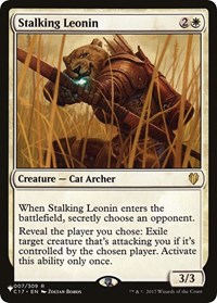 Stalking Leonin, The List Reprints