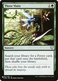 Three Visits, The List Reprints