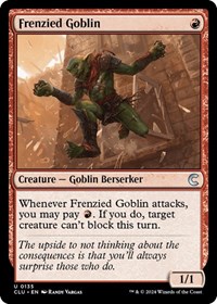 Frenzied Goblin, Ravnica: Clue Edition