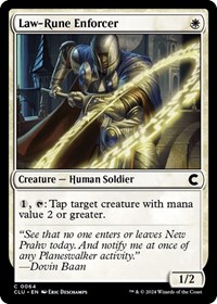 Law-Rune Enforcer, Ravnica: Clue Edition
