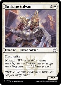 Sunhome Stalwart, Ravnica: Clue Edition