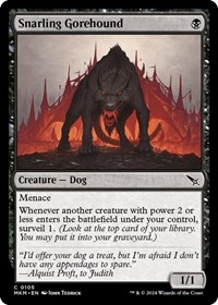 Snarling Gorehound, Murders at Karlov Manor