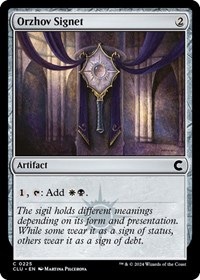 Orzhov Signet, Ravnica: Clue Edition