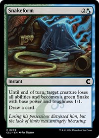 Snakeform, Ravnica: Clue Edition